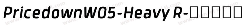 PricedownW05-Heavy R字体转换